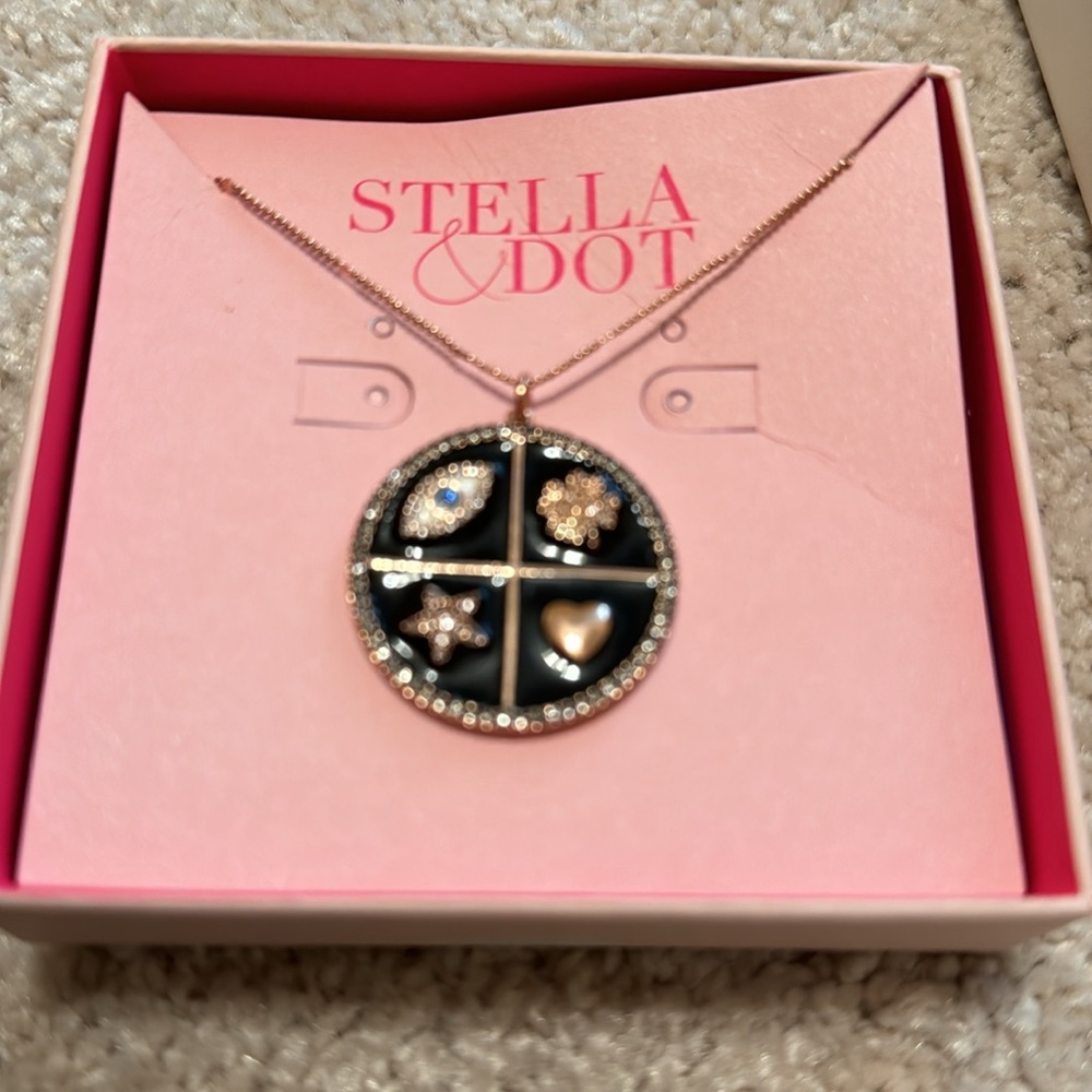 S&D Modern Boho Enamel Necklace - Picture 5 of 5